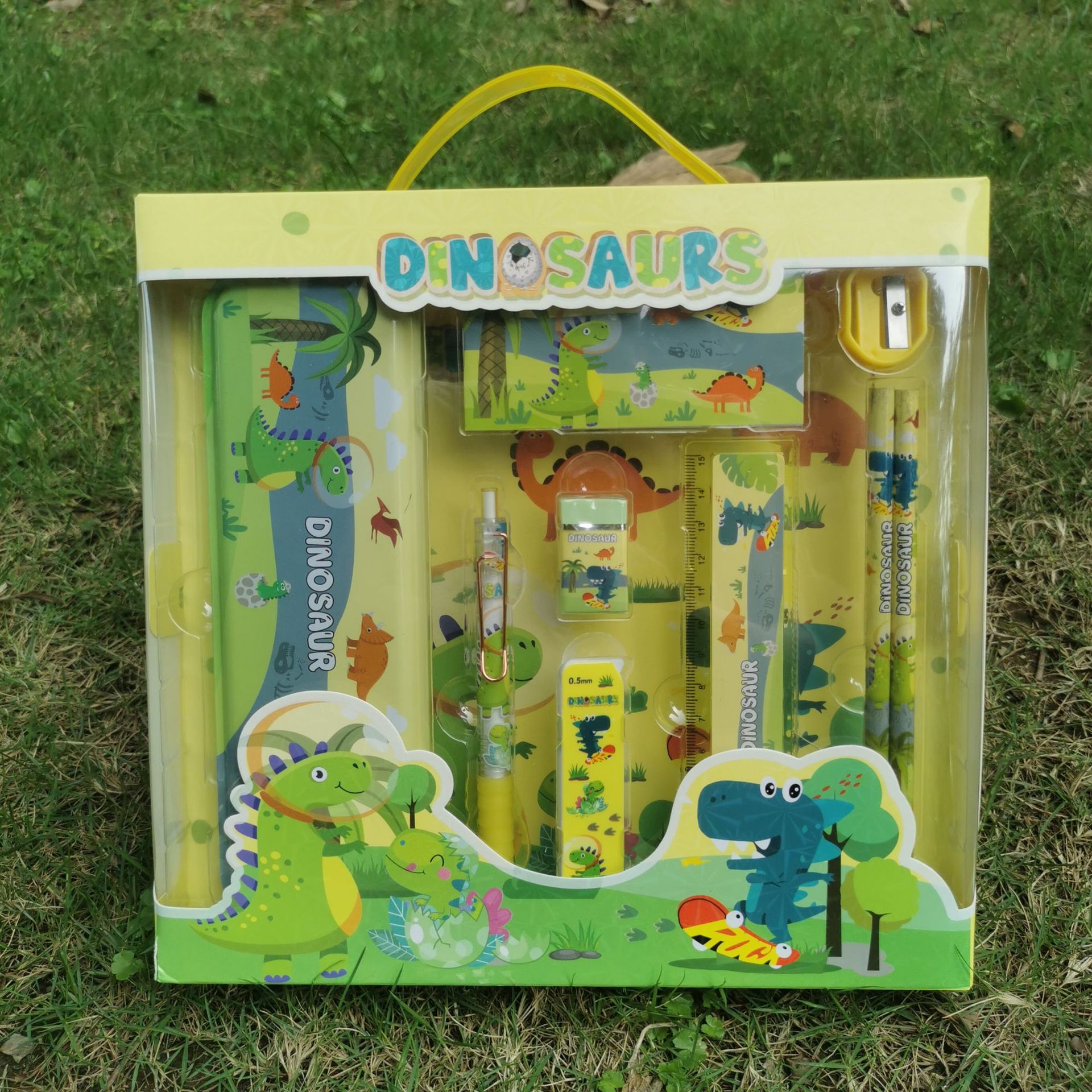 Dinosaur School Stationery Set, Cute Kt Melody Pencil Set, Animal Space School Stationery Pencil Set
