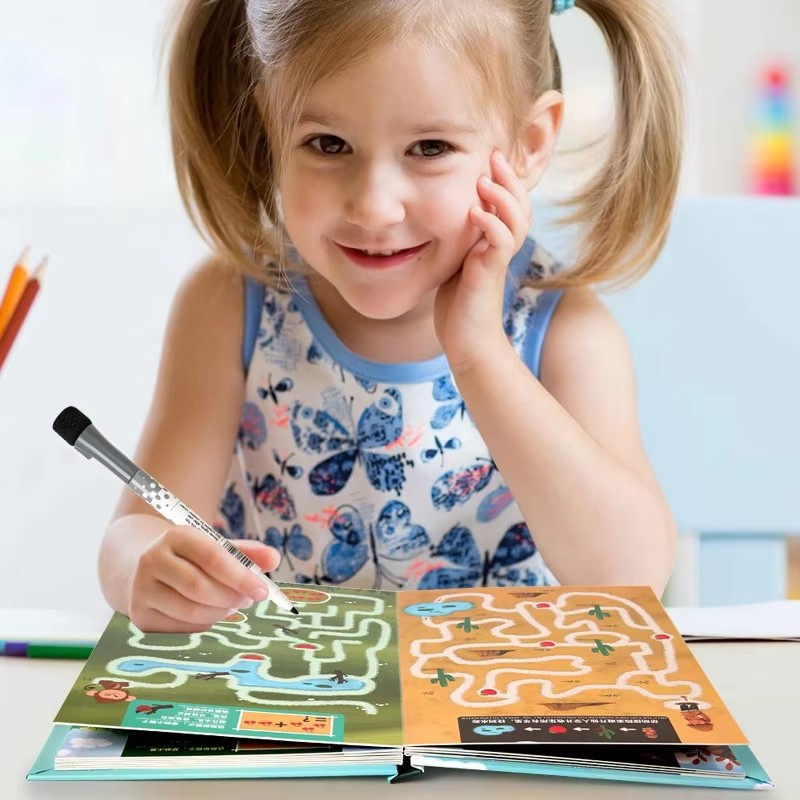 New Arrival Popular Baby Thinking Training Maze Book Quiet Book for Toddlers Montessori Educational Busy Book Toys for Kids