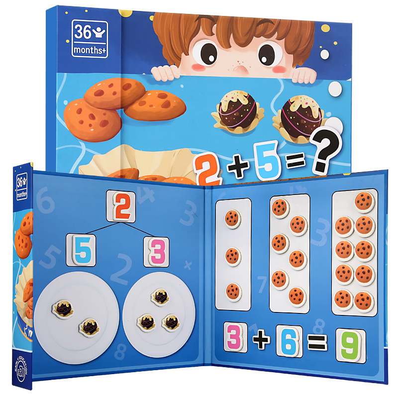 Best-sellingkids Toys Educational 1-10 Number Decomposition Jigsaw Book Math Toys Educational for Kids