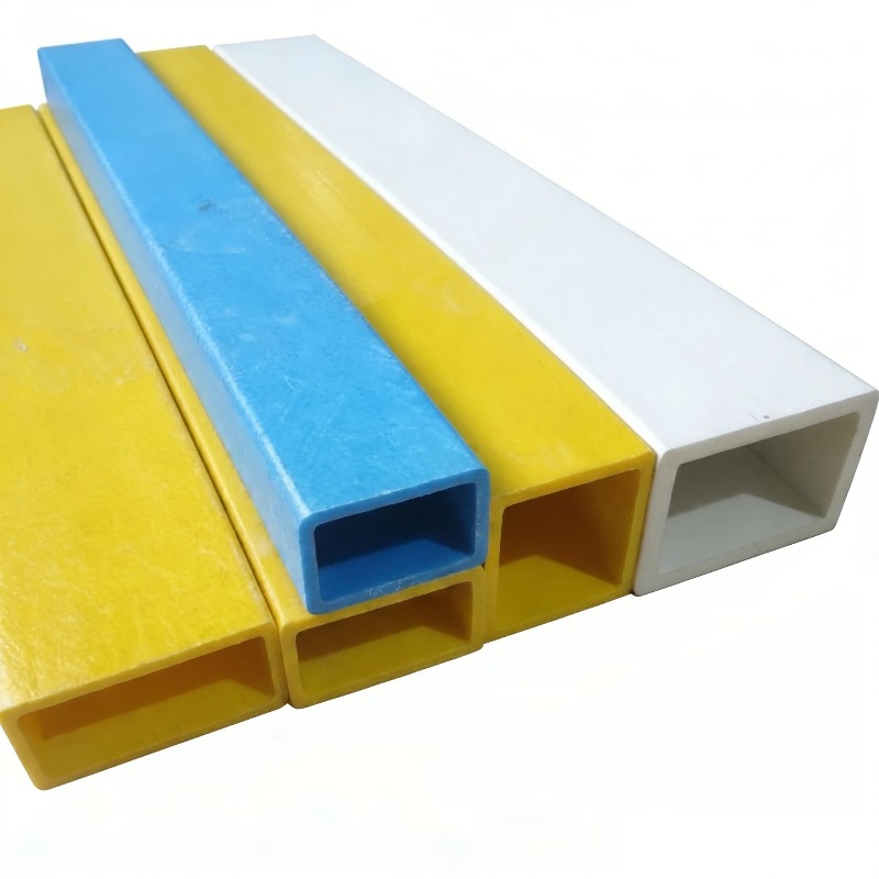 REACH RoHS Compliant Fiberglass Square Tubing Non Toxic For Urban Park Landscape Playground Facilities Supply