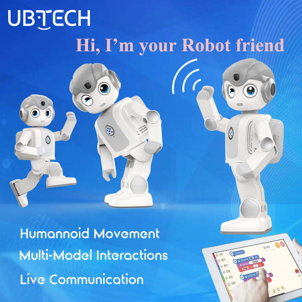 UBTECH Alpha Mini Smart AI Humanoid Education Robot STEM Kids Learning Toy Wi-Fi Enabled Chronograph Function Robotics