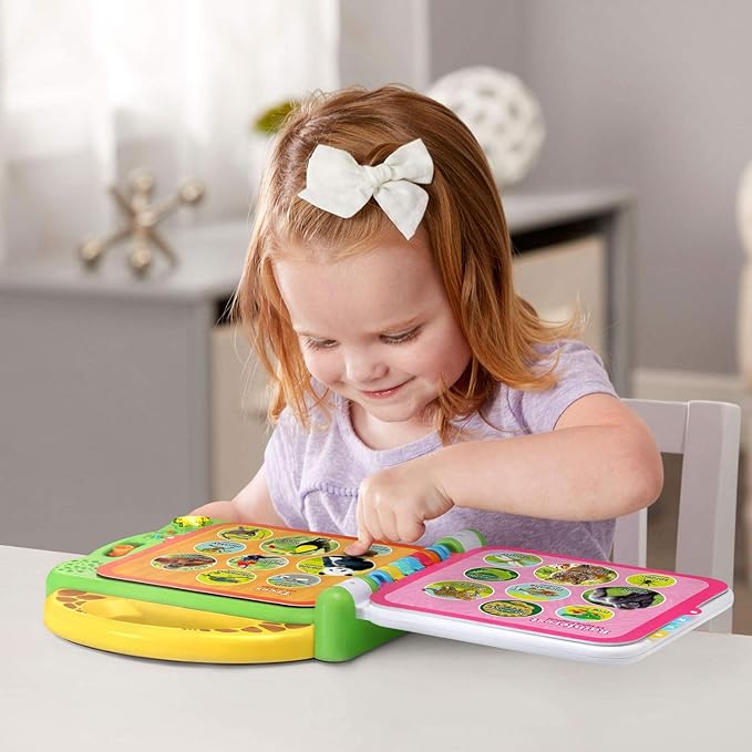 Pre-School Educational Toys Bilingual 100-Word Language Development Set with Sound &amp; LED Light ABS Material