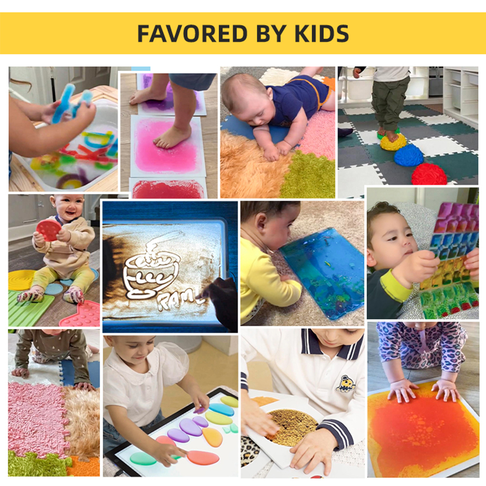 EDUsense Magnetic Cube Kids Toy Intellectual Development Puzzle Block Kids Learning Montessori Sensory Autism Toys