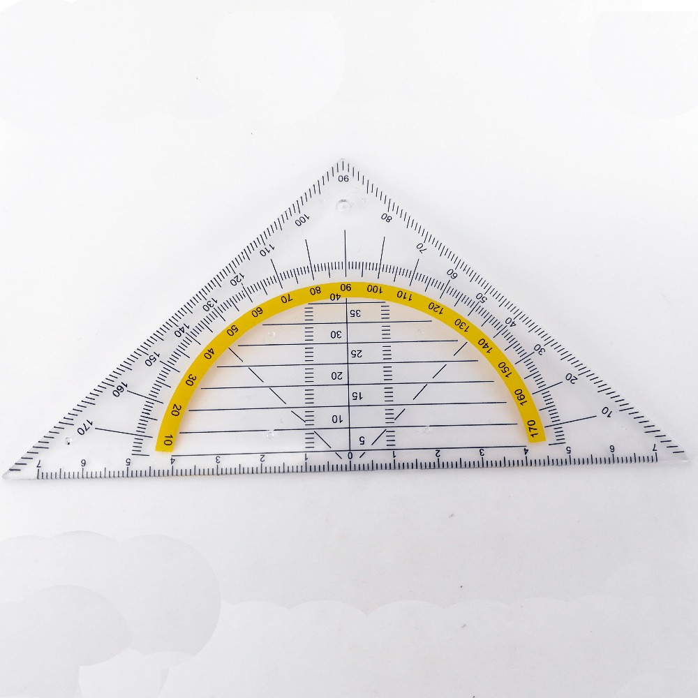 Top School Student Square Triangle Tulers Triangle Scale Ruler