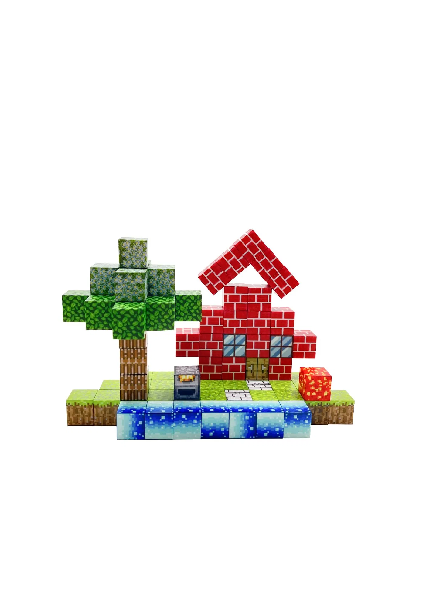 DIY Montessori Magnetic Construction Toys Stem Learning