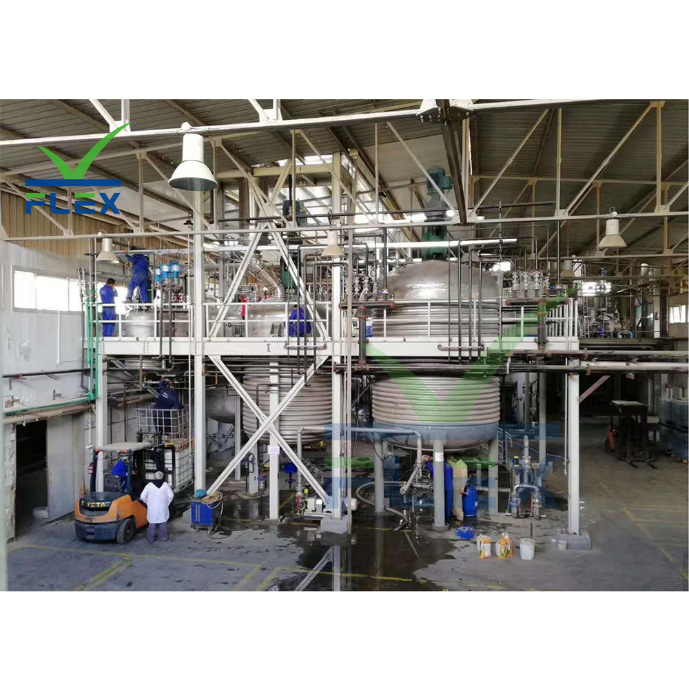 Industrial Block Hot Melt Adhesive Glue Production Line Plant Jacketed Stainless Steel Continuous Stirred Tank Reactor Mixer