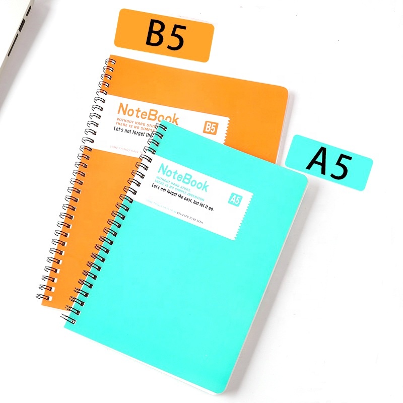 Customized School Supplies Spiral Notebooks Printing