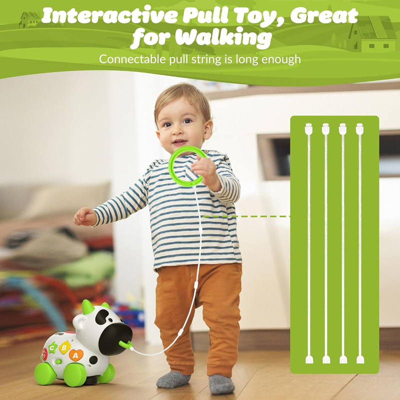 Children Education Developmental Learning Electric Bilingual Musical Cow Toy
