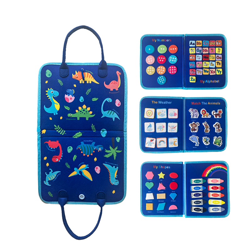 Customized Busy Board Felt Toys Educational Learning Preschool Montessori Toys for Kids