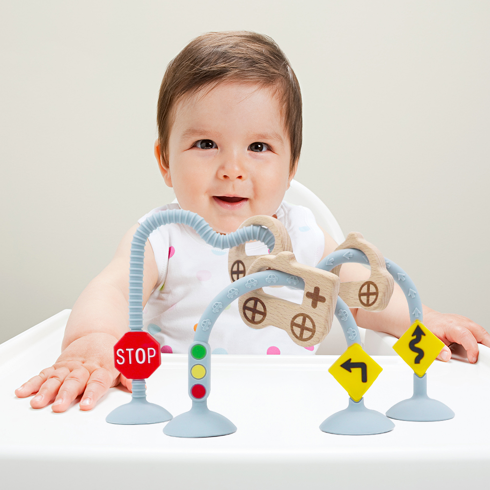 Wholesale Baby Sensory Toys Interactive Transportation Developmental Learning Silicone Educational Toys for Toddlers