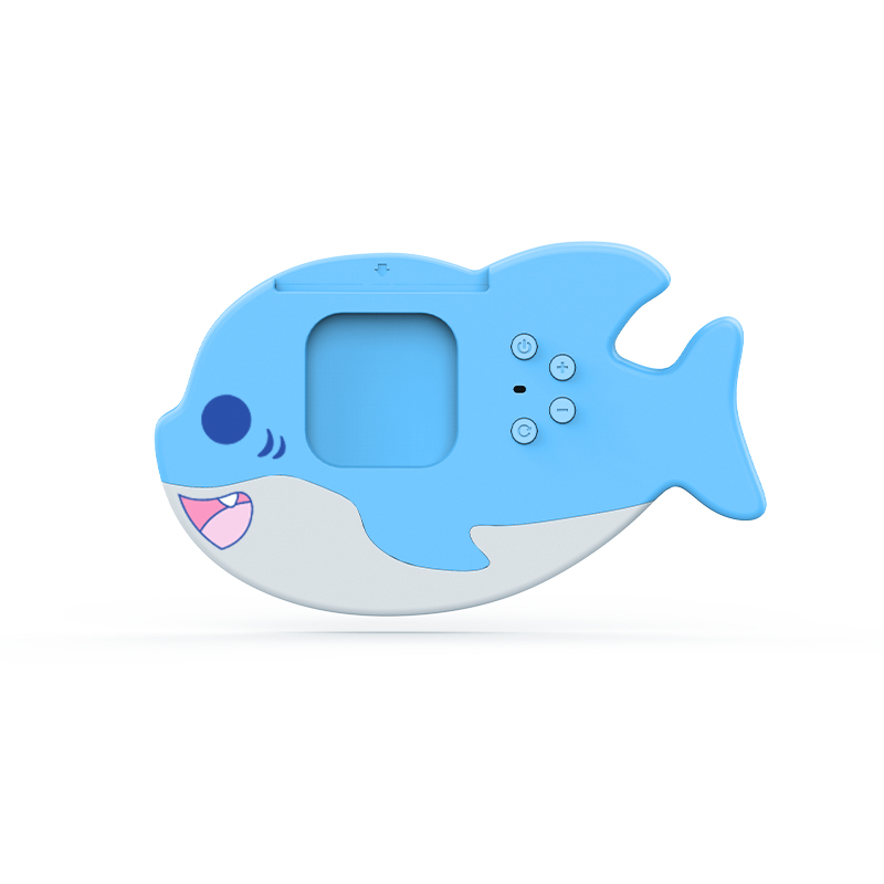Factory Design High-Quality Shark-Shaped Audible Flash Kids Early Learning Card Language Toy