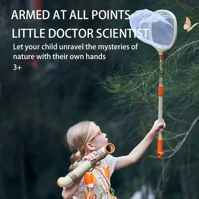 11-Piece Science Education Natural Exploration Suit Insects Suit Outdoor Children Learning Toys Gifts