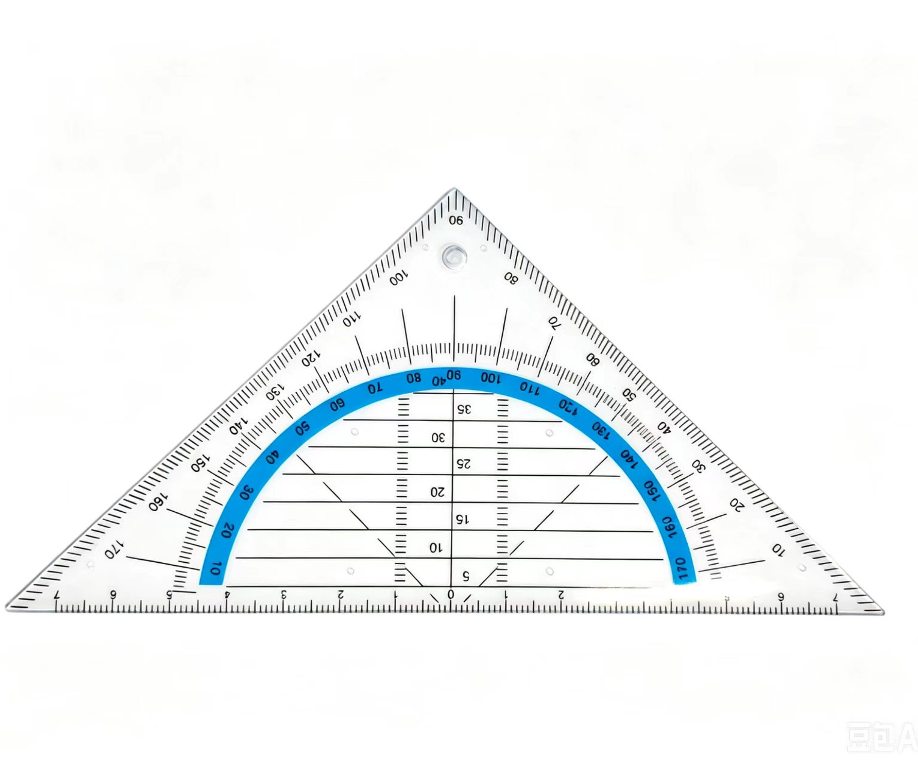 Top School Student Square Triangle Tulers Triangle Scale Ruler
