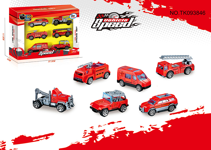 6 PCS Building Kit 6-in-1 Kids Model Engineering Construction Vehicle Sets Learning Toy