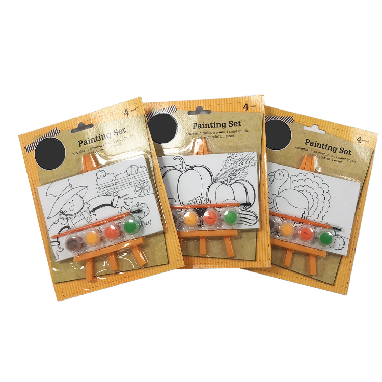 Low Price High Quality School Supplies for Kids Sets DIY Kids Canvas for Painting Set DIY Arts and Craft Projects and Decoration