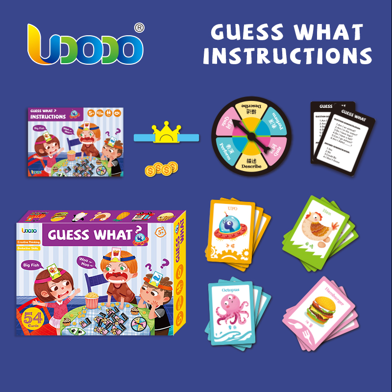 Children's Educational Toys Guess who I Am Parent-child Interactive Board Game Educational Toy for Kids
