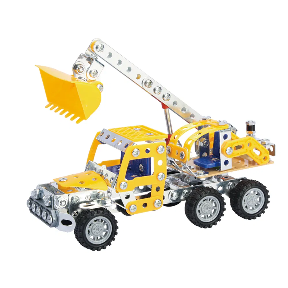 Kids Learning Educational Building Gifts Toys DIY Engineering Vehicle Toy