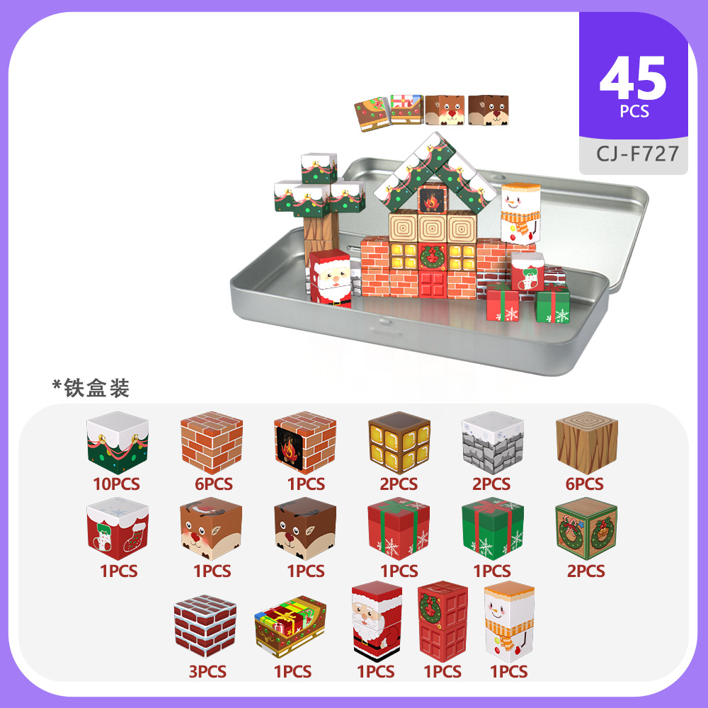 Magnetic Blocks Finished Construction