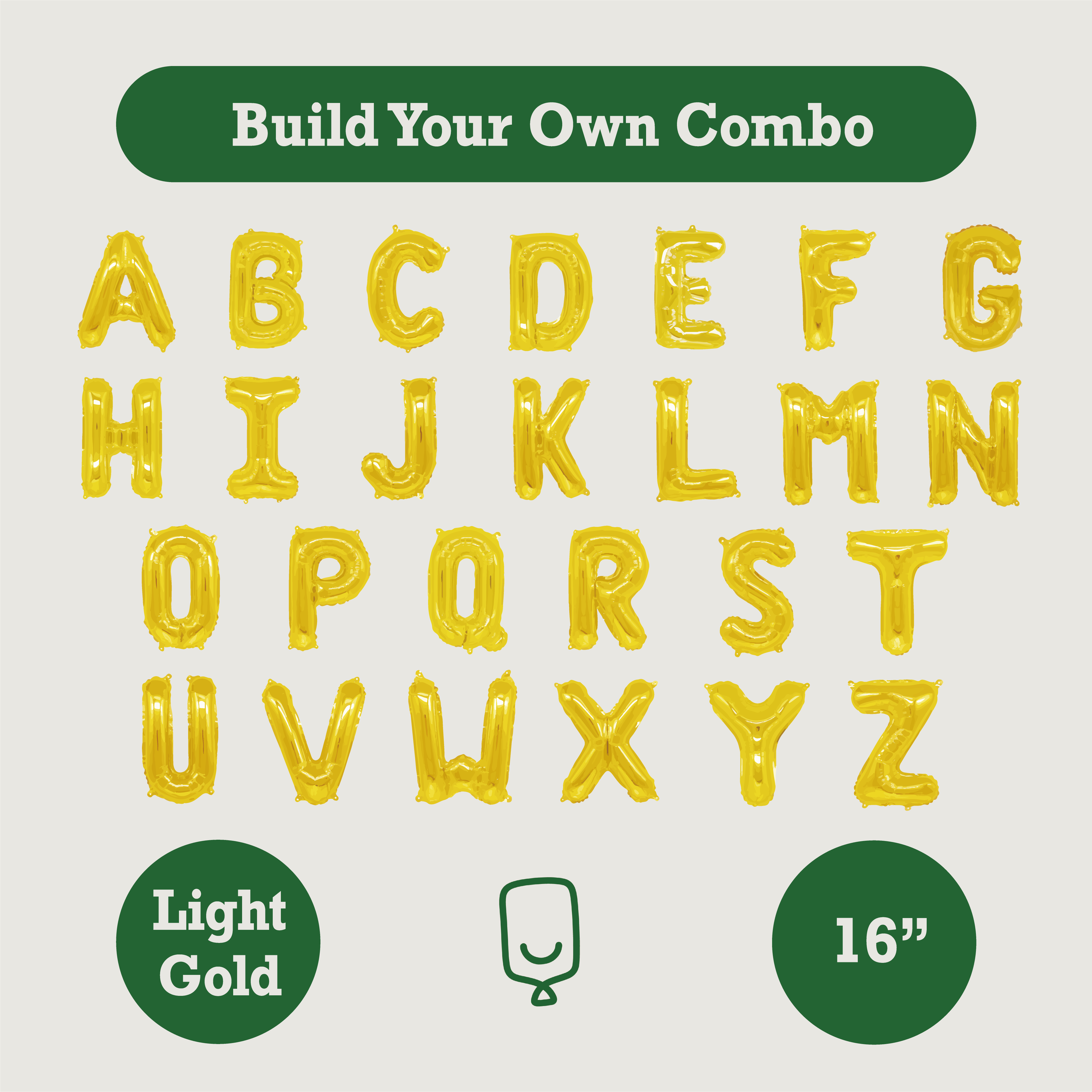 Customize Mixed Set | Letters and Numbers Combination | OEM/ODM | Foil Balloon | Mylar Balloon | Helium Balloon | Low MOQ