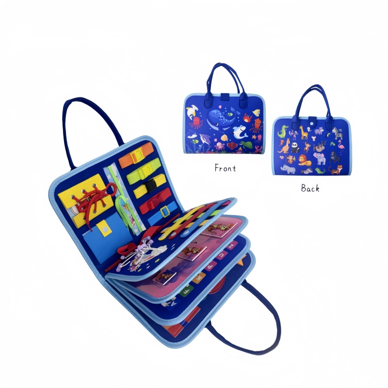 Educational Activities Developing Sensory Basic Board Puzzle Toys Busy Board Montessori Toys for Toddlers