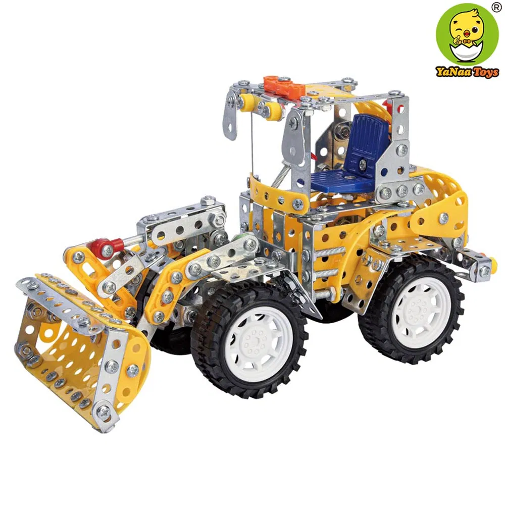 Kids Learning Educational Building Gifts Toys DIY Engineering Vehicle Toy