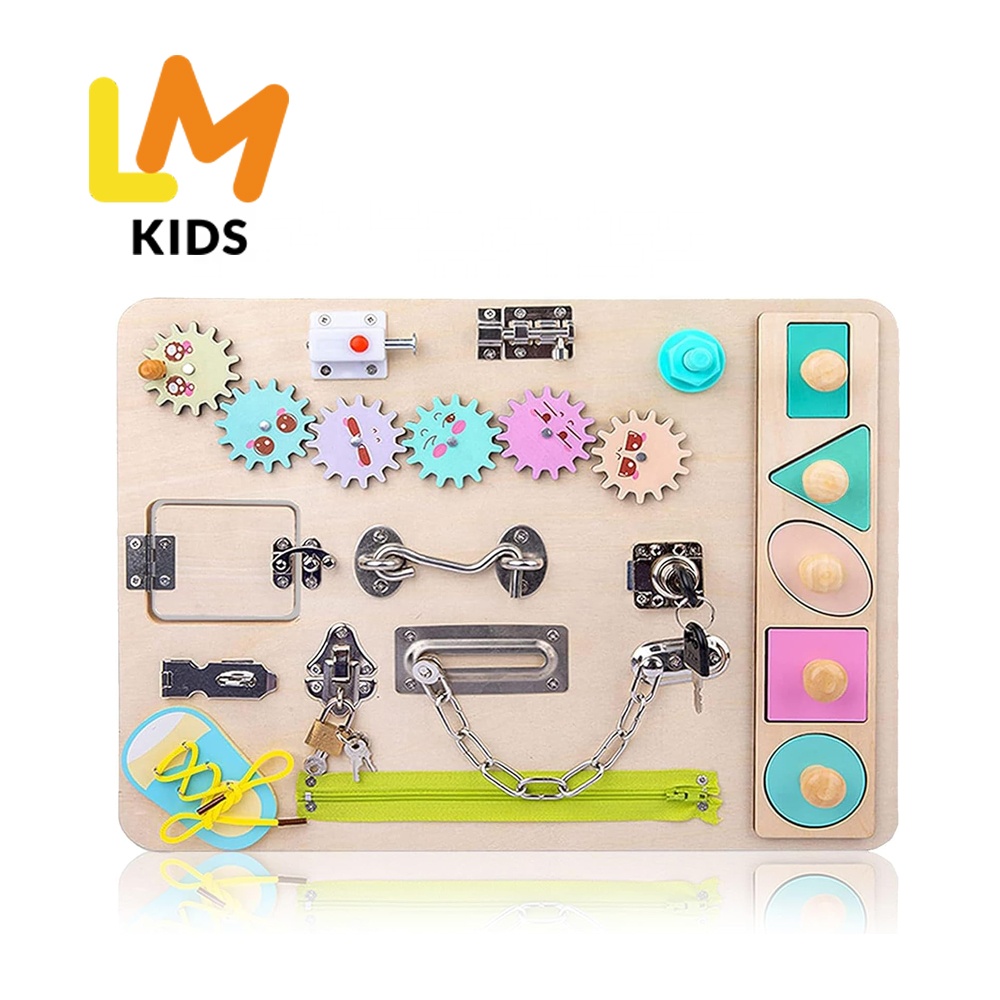 LM KIDS Kinder Spielzeug Early Childhood Sensory Play Set Educational Toys For Kids Learning Busy Board Montessori Toys