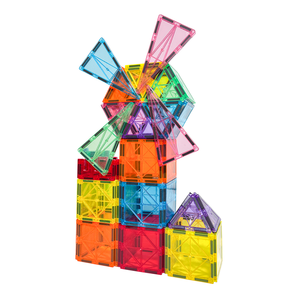 78 Pcs 3D Magnetic Tiles Creative STEM Learning Educational Construction Block Set Baby Toys Gift