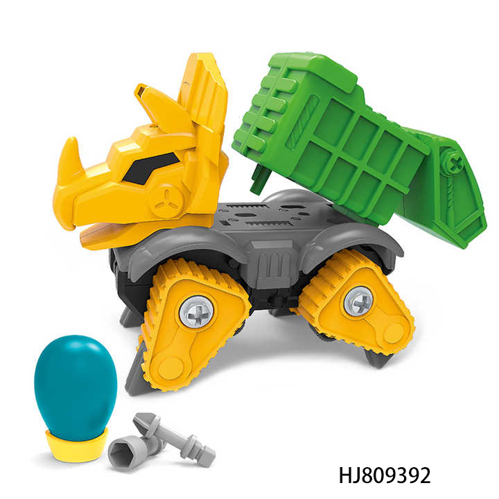 DIY Assembly Take Apart Dinosaur Toys Animal Engineering Sliding&Sound Learning Play Toy for Children Creativity