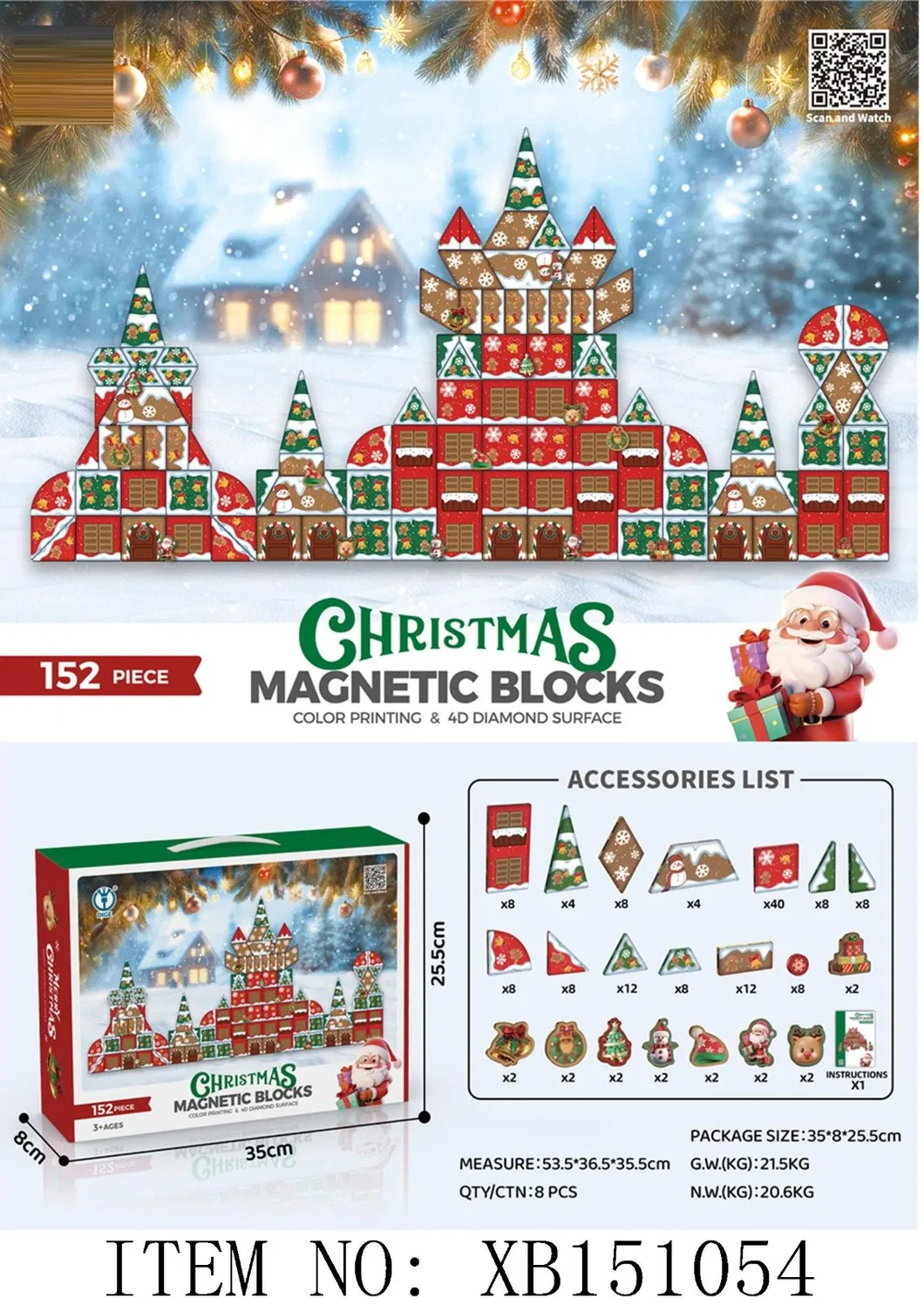 Magnetic Building Blocks 3