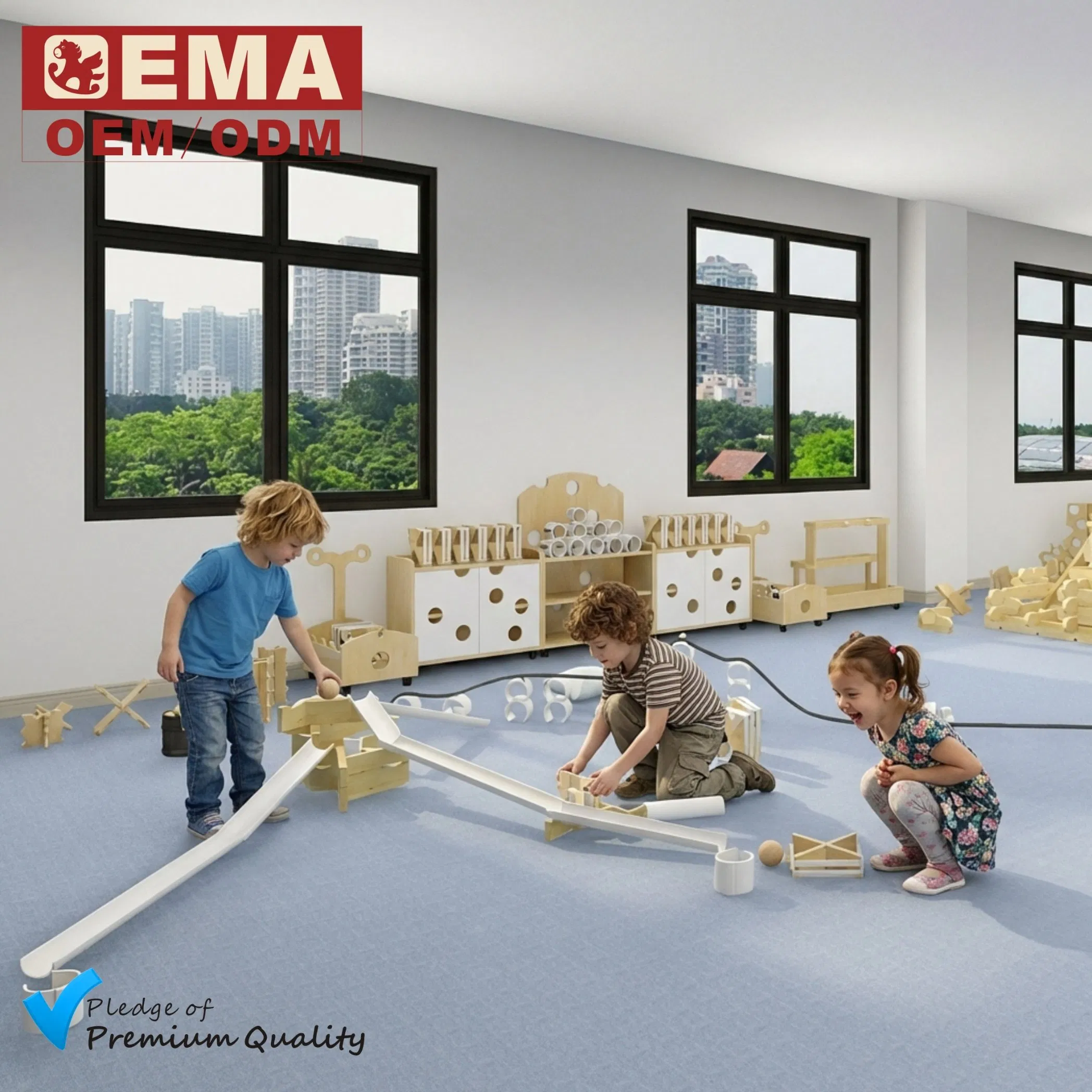 EMA Wooden Engineering Kits Toys for Hands-on Problem Solving and Skill Development