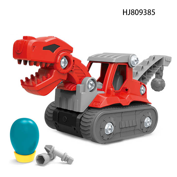 DIY Assembly Take Apart Dinosaur Toys Animal Engineering Sliding&Sound Learning Play Toy for Children Creativity