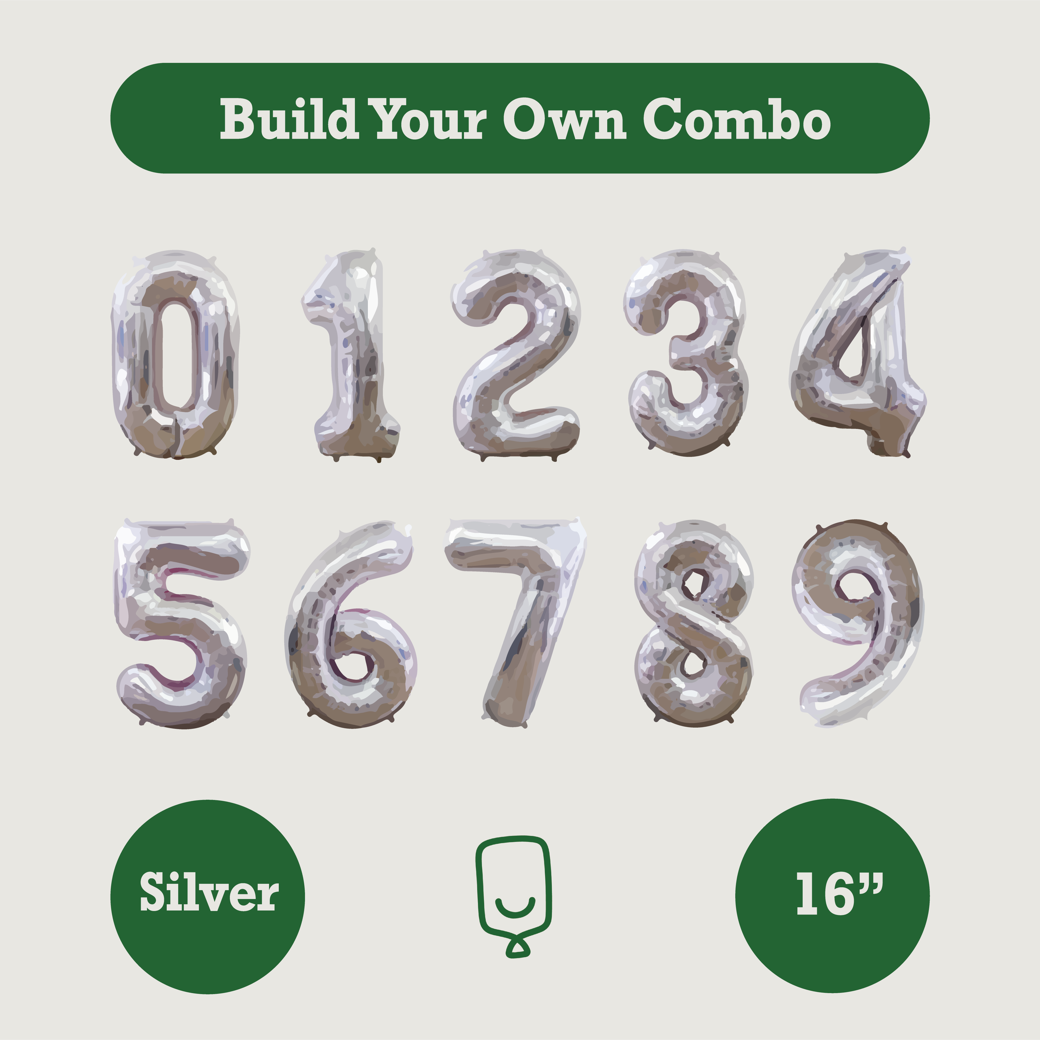 Customize Mixed Set | Letters and Numbers Combination | OEM/ODM | Foil Balloon | Mylar Balloon | Helium Balloon | Low MOQ