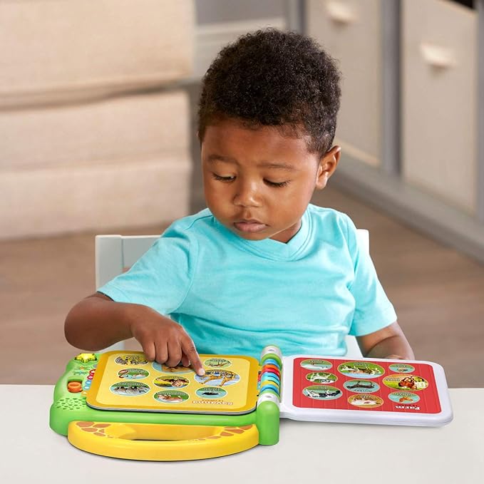 Pre-School Educational Toys Bilingual 100-Word Language Development Set with Sound &amp; LED Light ABS Material