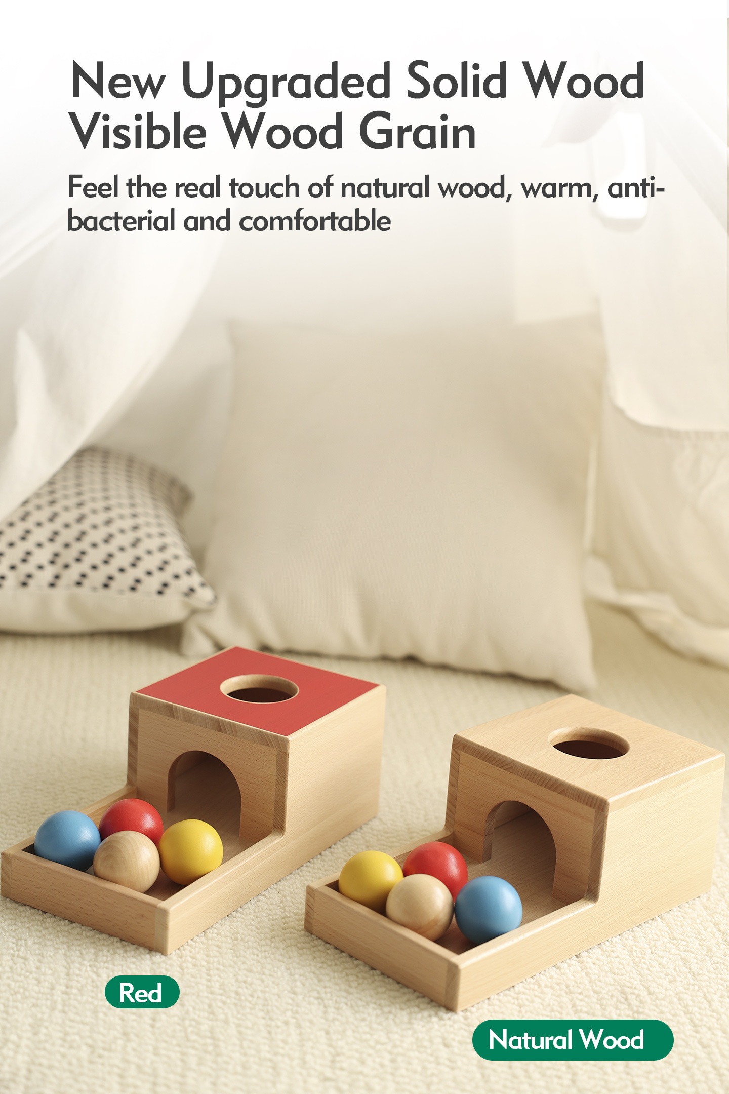 Wooden Montessori Educational Toys for Infants