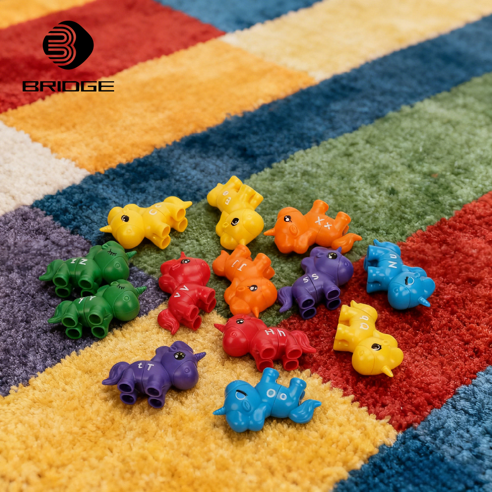 New Plastic Puzzle Toys for Kids Early Education Montessori Letter Horse Classical Diverse Knowledge Game Set Bridge