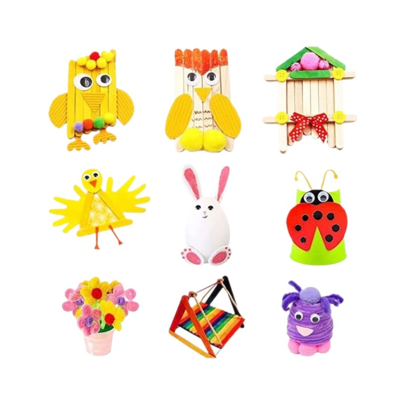 Direct Factory Sales 1200 Handmade Creative Educational Toys Plastic Material DIY Artistic Games for Children