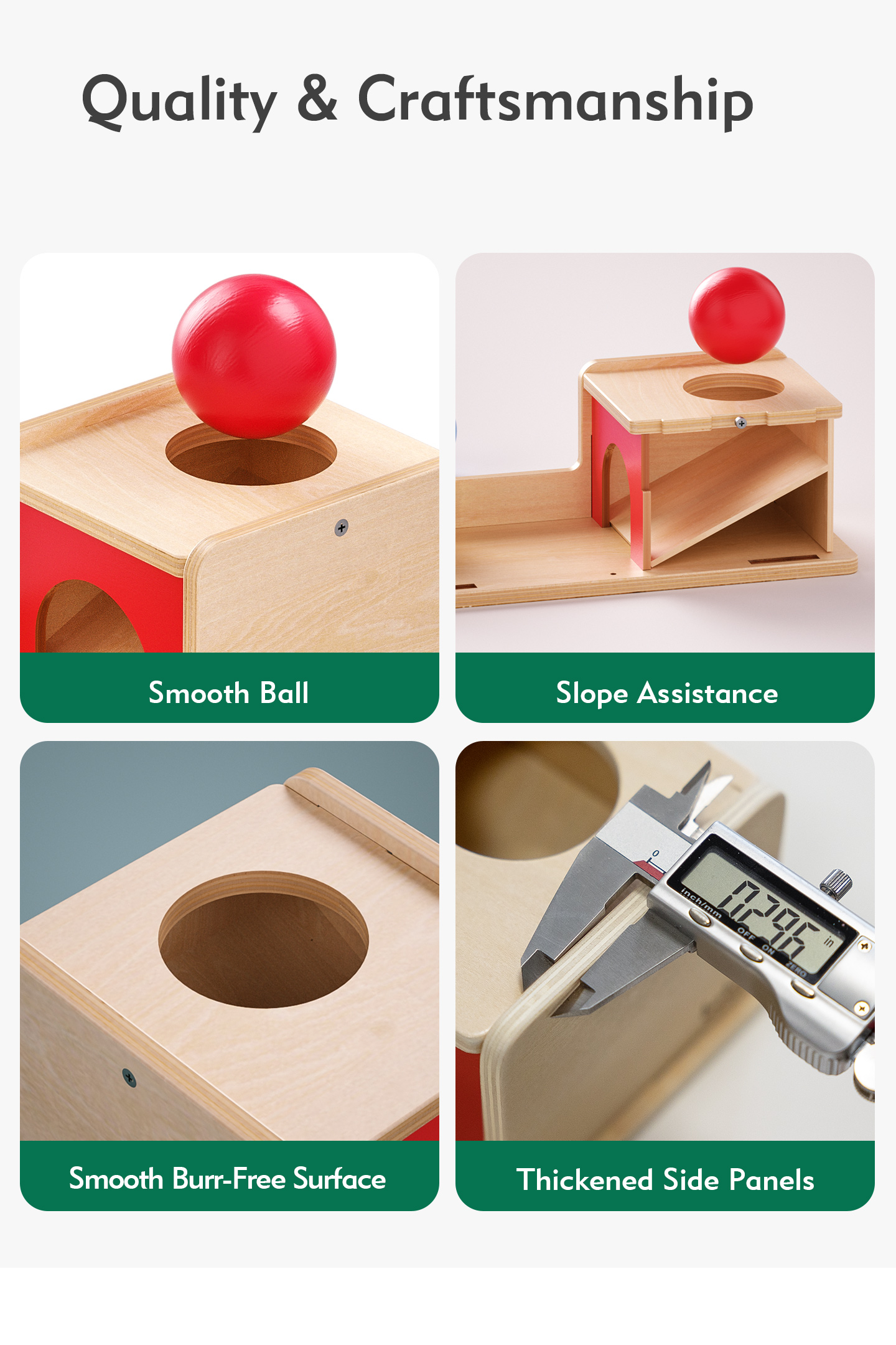 Wooden Montessori Educational Toys for Infants