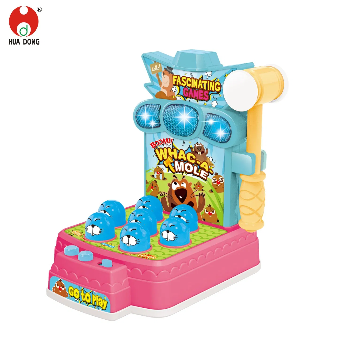 Factory Hot Sale Children Toys Whack-a-mole Playing Toys Five Modes Kids Educational toys Whac-a-mole Toy with Lights and Music Beneficial for Motor Skills Toys