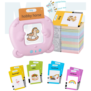 2025 Kids Preschool English Learning Speech Therapy Machine Toy Words Educational Montessori Talking Flash Card Training Toys