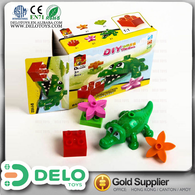 DELO TOYS China Marketplace Preschool Educational Toys Zoo Animal Set Toy in Bulk DE0083028