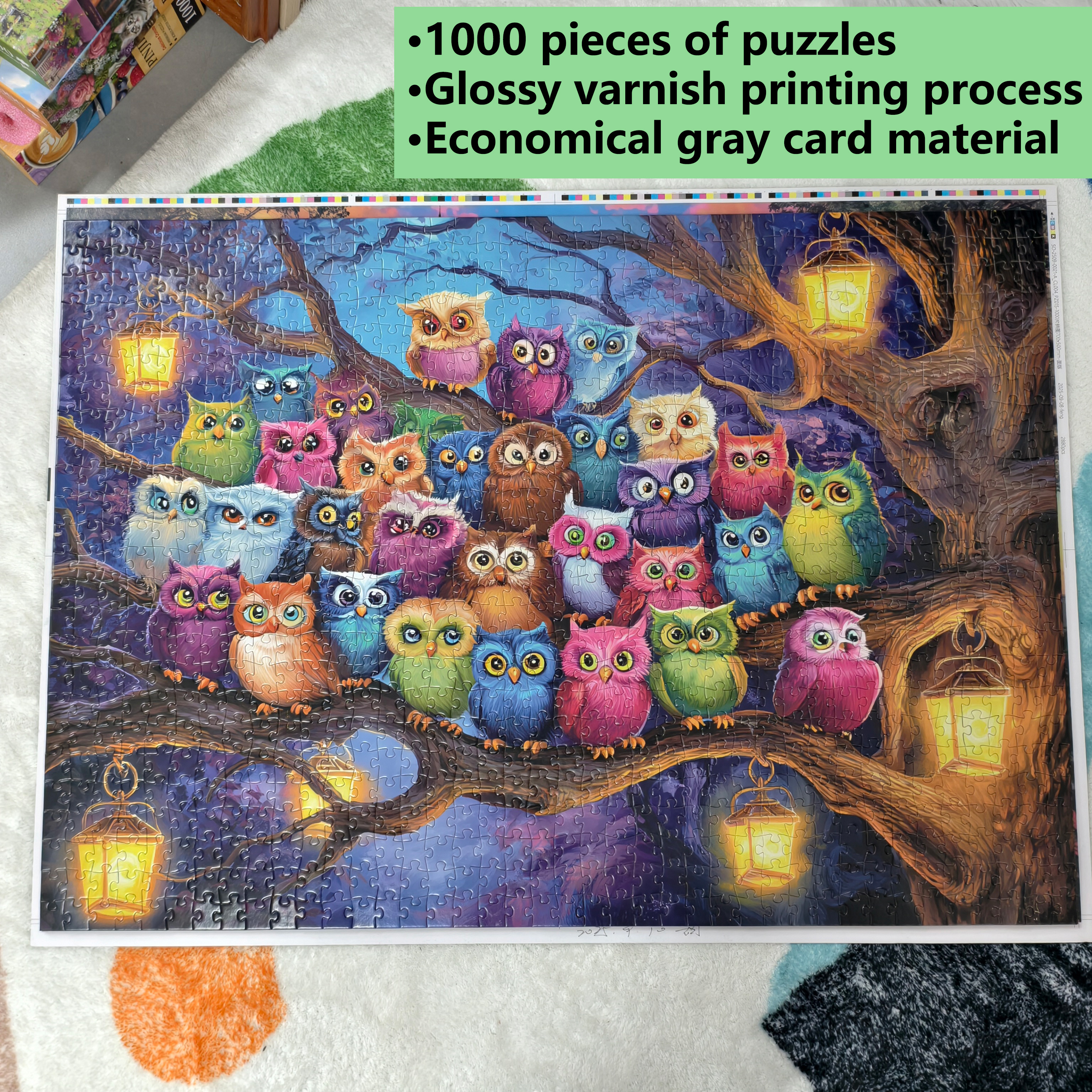 Wholesale Adults Custom Educational Paper Jigsaw Puzzle 1001-2000 Pieces Puzzle Game Manufacturer Direct Supply