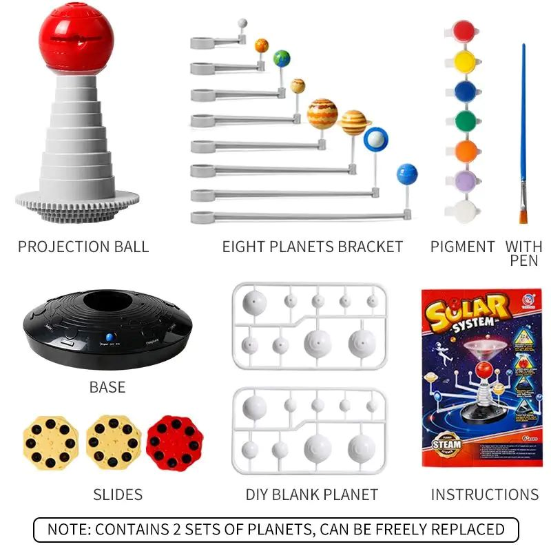 Stem School Science Solar System Stem Educational Kit DIY Education Tool Toy