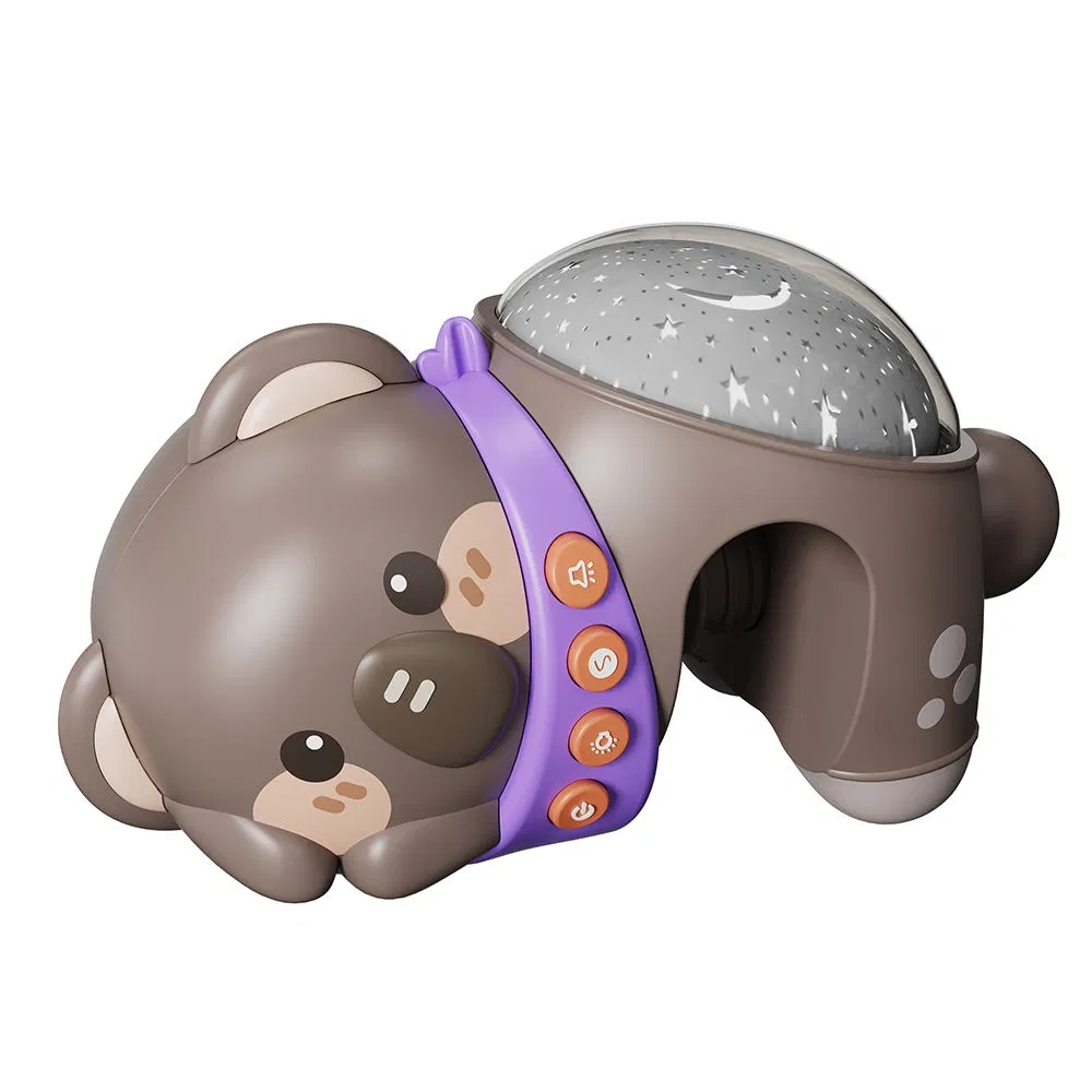 Top Selling Baby Comfort Bed Bell Star Projection Light Music Remote Control LED Night Light Children's Bedroom Toy Projection Toys