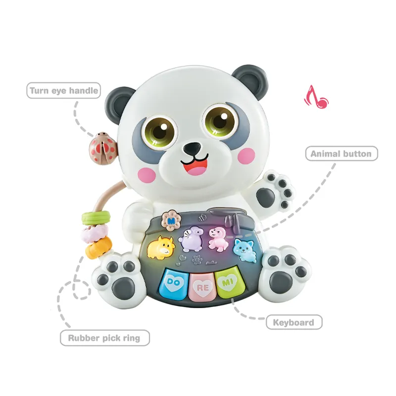 Cartoon Electronic Piano Children's Educational Toys Multi Functional Musical Instrument Toy with Light and Music