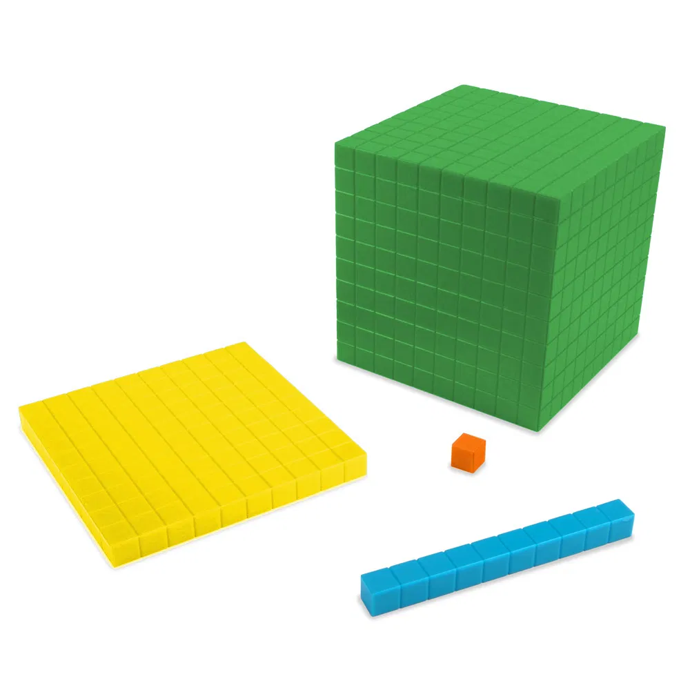 100PCS Rainbow Counting Cubes