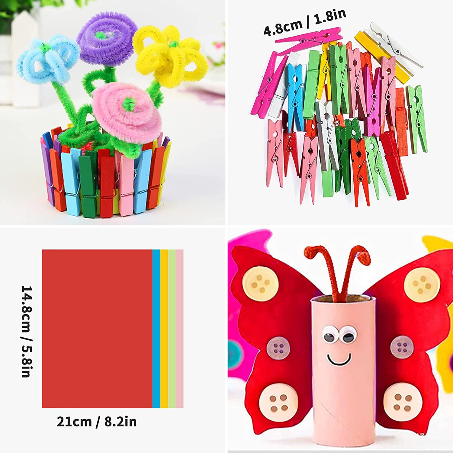 Direct Factory Sales 1200 Handmade Creative Educational Toys Plastic Material DIY Artistic Games for Children