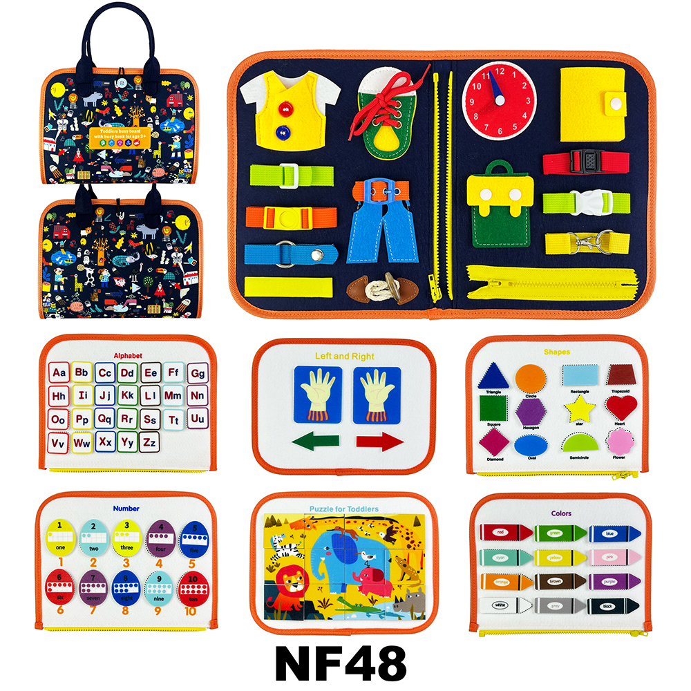 New model felt busy book for kids