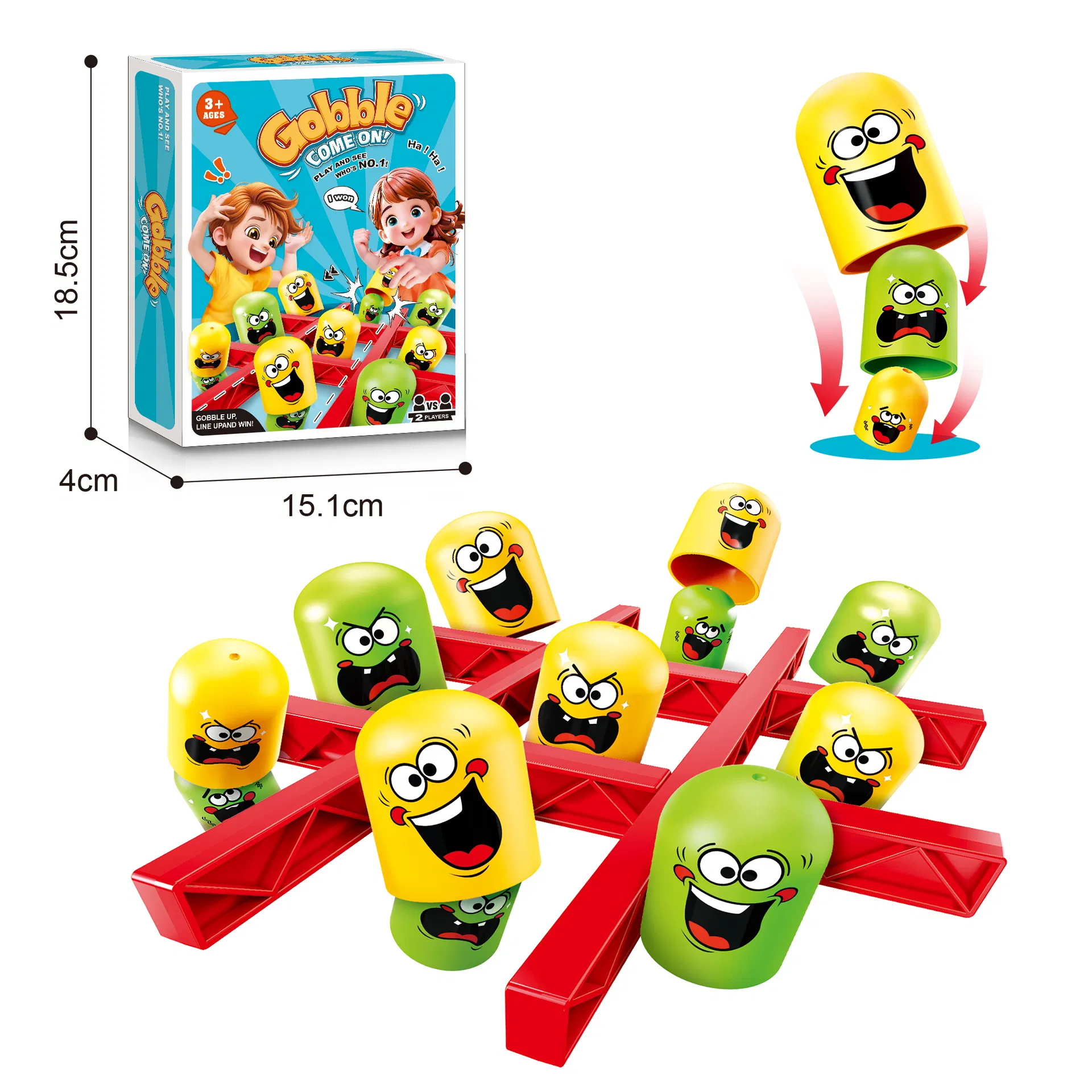 Children Educational Gobble Tic-Tac-Toe Game Detail 3