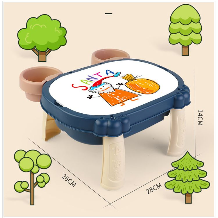 Projection Drawing Shooting Track Building Blocks Table Stem Toy for Kids Creative Play Educational Game Interactive Montessori Learning Developmental Toy