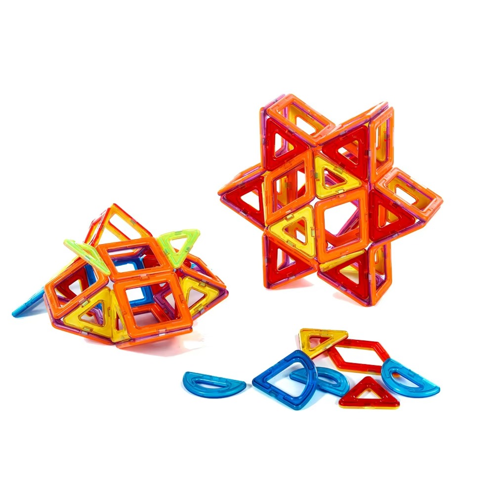 Multi-color ABS Material Preschool Toys Gifts Educational Toys Magnetic Tiles Building Block